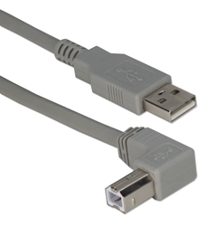 6ft USB 2.0 High-Speed Type A Male to B Right Angle Male Cable CC2209-06RA