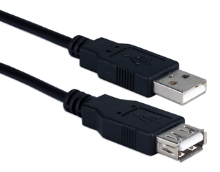 3ft USB 2.0 High-Speed 480Mbps Black Extension Cable CC2210C-03 037229229561 Cable, USB 2.0 Certified Universal Serial Bus Type A M/F Extension, 3ft 36624 TW8091 CC2210C03 CC2210C-03  cables feet foot   2477 IMCE microcenter Edward Matthews Approved