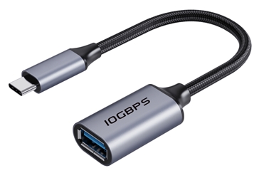 USB-C Male to USB-A Female 3.2 Gen 1 10Gbps 60-Watts Conversion Adaptor CC2231MF 037229230499 Black microcenter 448231 Matthews Pending, USB-C, USB-A