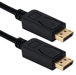 3ft DisplayPort 2.0 UltraHD 16K Black Cable with Latches DP16-03 037229005035 Cable, DisplayPort v2.0 Compliant, Digital Audio/Video with DHCP, 3ft DP1603 DP16-03  cables feet foot