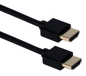 0.5ft High Speed HDMI UltraHD 4K with Ethernet Thin Flexible Cable HDT-0.5F 037229401554