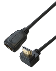 0.5ft Up-Angle High Speed HDMI Male to Female UltraHD 4K Flex Adaptor HDXUP-0.5F 037229401745