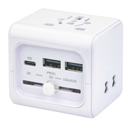 Adaptador de viaje World to World USB - Q2Power