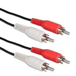 3ft Dual-RCA Stereo Audio Combo Cable RCA2A-03L 037229400441 Cable, Dual-RCA Composite Stereo Audio with Color-coded Connector, Value Line, 2RCA M/M, 3ft 297341  RCA2A03L RCA2A-003L  cables feet foot   3700  microcenter Edward Matthews Approved