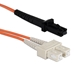 10-Meter MT-RJ to SC Multimode Fiber Duplex Patch Cord - FDMTSC-10M