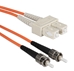 5-Meter ST to SC Multimode Fiber Duplex Patch Cord - FDSTSC-5M