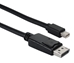 2-Meter Mini DisplayPort to DisplayPort UltraHD 4K Black Cable - MDPDP-2MBK